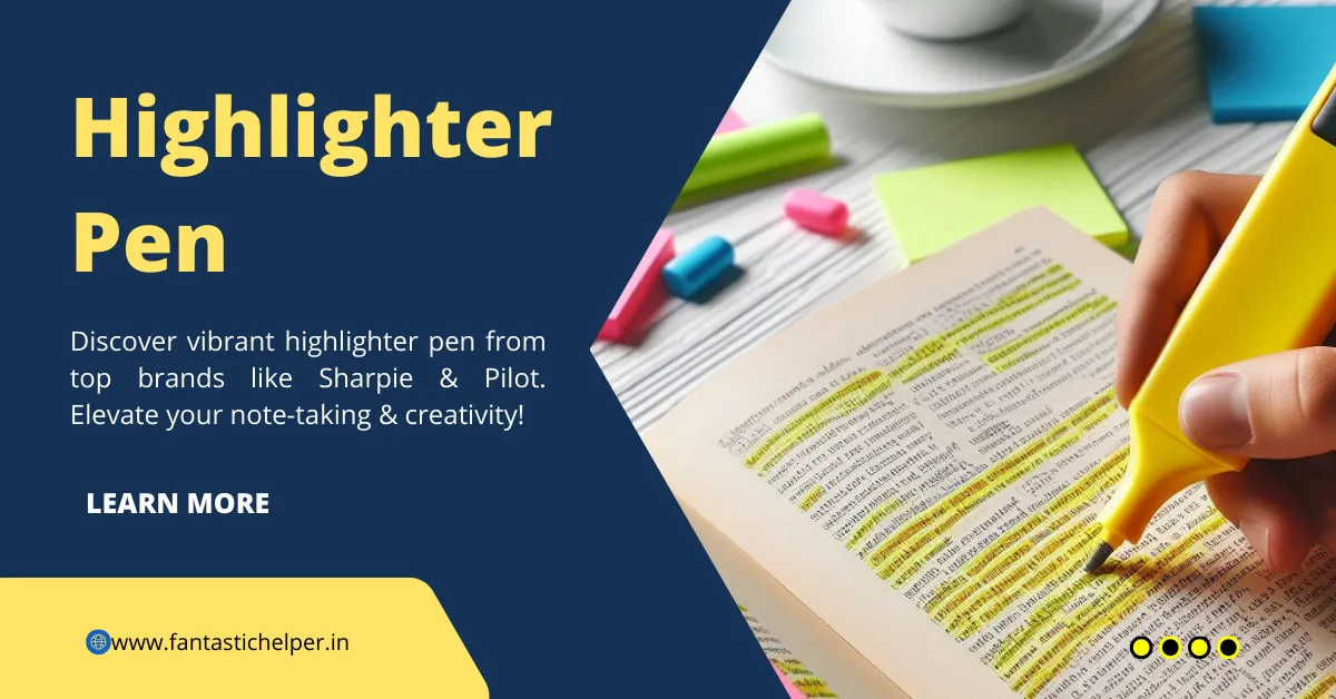 Discover vibrant highlighter pen from top brands like Sharpie & Pilot. Elevate your note-taking & creativity!