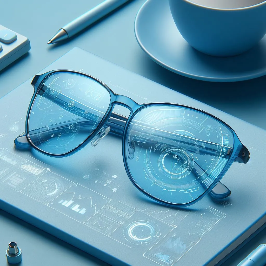 Blue Film Anti-Radiation Reading Glasses