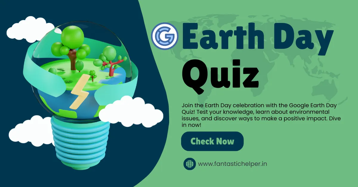 Google Earth Day Quiz